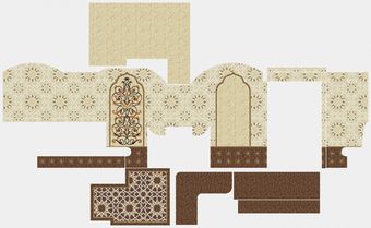 Мозаичное панно для хамама MPX-4