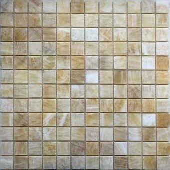 Каменная мозаика Onice beige 23x23