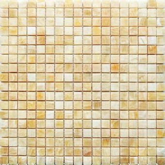 Каменная мозаика Onice beige 15x15