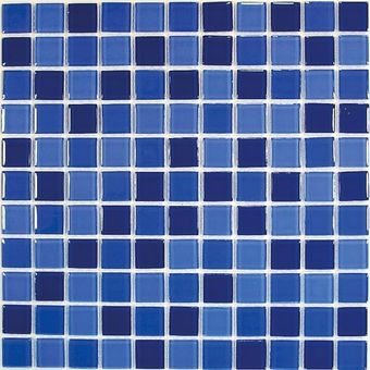 Стеклянная мозаика Blue Wave-1