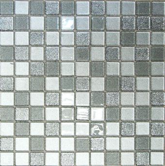 Серебряная мозаика имитация Shine Silver