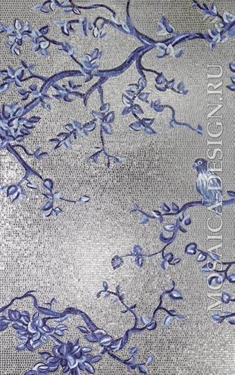 Sicis панно цветы из мозаики Ikebana  ACVT091