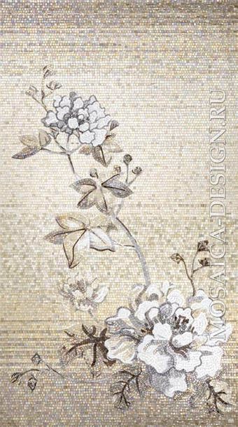 Sicis панно цветы из мозаики Tamary ACVT125