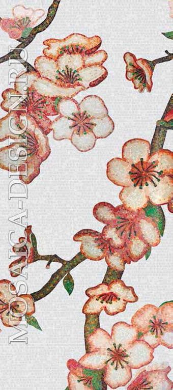 Bisazza панно из мозаики Decorations Flora ACVT160