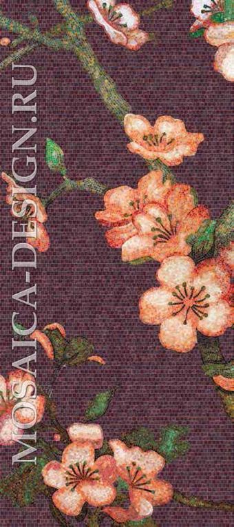 Bisazza панно из мозаики Decorations Flora ACVT162