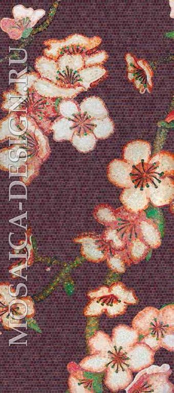 Bisazza панно из мозаики Decorations Flora ACVT164