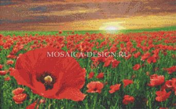 Мозаичное панно для ванной Цветы MCVT004