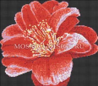 Панно из мозаики для ванной Цветы MCVT057
