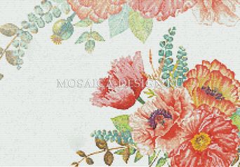 Панно из мозаики для ванной Цветы MCVT064