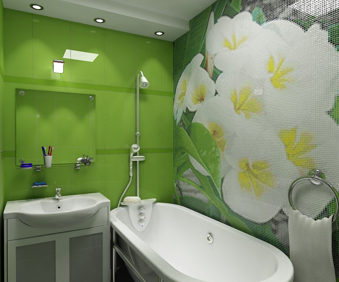 Ремонт недорого пвх. Отделка ванной. Отделка ванны. Ванная в зеленом цвете. Салатовая ванная комната.