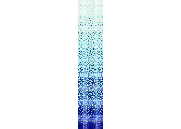 Мозаика для бассейна KA-V2 (бело-синяя)