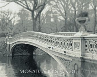 Мозаичное панно из мозаики для гостиной MON043