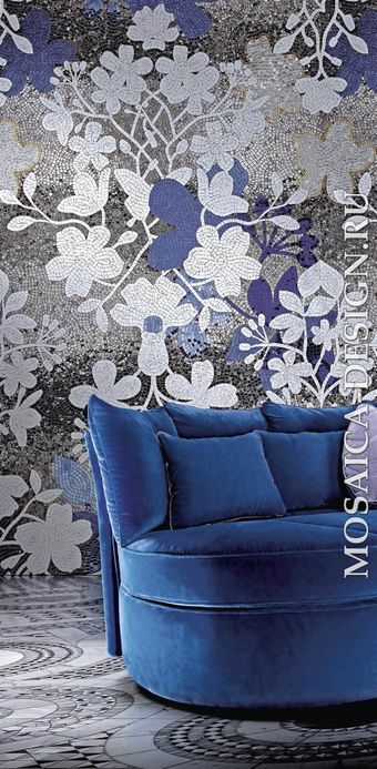 Sicis панно цветы из мозаики Ikebana  ACVT096