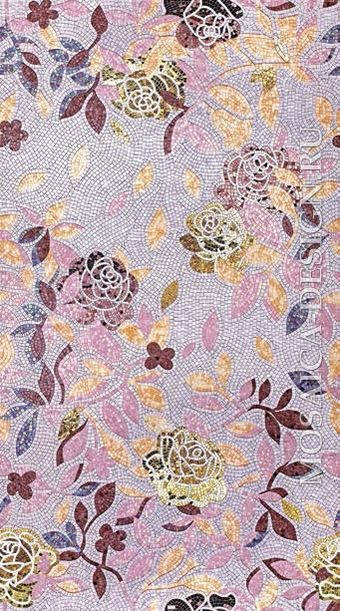 Sicis панно цветы из мозаики Dolium ACVT130