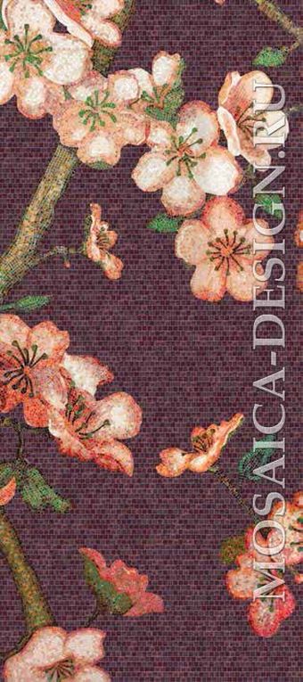 Bisazza панно из мозаики Decorations Flora ACVT163